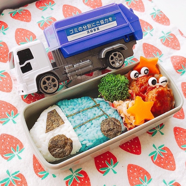 ゴミ収集車 キャラ弁 幼稚園弁当 レシピ 作り方 By Y O クックパッド 簡単おいしいみんなのレシピが366万品