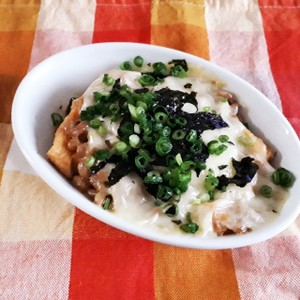 レンジで 厚揚げの納豆チーズ レシピ 作り方 By Zahha クックパッド 簡単おいしいみんなのレシピが354万品