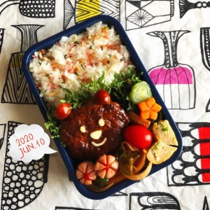 キャラ弁 おかず ハンバーグでクマさん レシピ 作り方 By つちかな クックパッド 簡単おいしいみんなのレシピが361万品