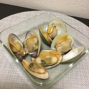 白貝の酒蒸し レシピ 作り方 By 元クマ クックパッド 簡単おいしいみんなのレシピが361万品