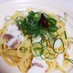 鯛のアーリオオーリオのスパゲッティ