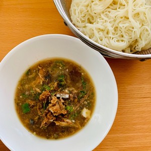 超簡単アレンジそうめん サバ缶そうめん レシピ 作り方 By Jellyjam クックパッド 簡単おいしいみんなのレシピが372万品