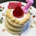 一歳 食パンで簡単お誕生日ケーキ♡