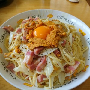 生クリーム不使用 ウニの塩漬け濃厚パスタ レシピ 作り方 By 02bymk クックパッド 簡単おいしいみんなのレシピが361万品