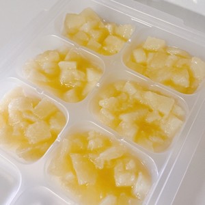 離乳食中期 フリージング 桃 フルーツ レシピ 作り方 By Kala クックパッド 簡単おいしいみんなのレシピが360万品
