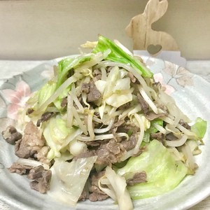 牛肉ともやしとキャベツの塩炒め レシピ 作り方 By おうちごはん クックパッド 簡単おいしいみんなのレシピが361万品