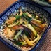 レンジで簡単！エノキとナスの中華風サラダ