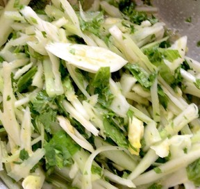 フェンネルとセロリのサラダのレシピ
