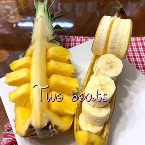 簡単 パイナップルの飾り切り レシピ 作り方 By じゅびにゃん クックパッド 簡単おいしいみんなのレシピが356万品