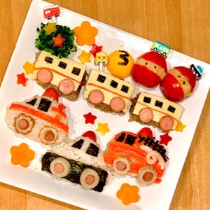 誕生日 幼児食プレート 電車 働く車 のつくれぽ クックパッド 簡単おいしいみんなのレシピが352万品