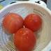 トマトの湯剥き(皮むき)