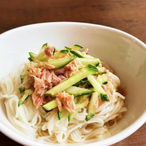 簡単 サッパリ ツナ胡瓜茗荷そうめん レシピ 作り方 By だんどり亭 クックパッド 簡単おいしいみんなのレシピが358万品