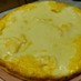 豆腐と卵と、とろけるチーズで鉄板焼き
