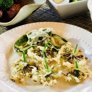 ニラの花の天ぷら レシピ 作り方 By せつぶんひじき クックパッド 簡単おいしいみんなのレシピが367万品