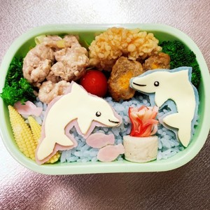 キャラ弁 イルカのお弁当 レシピ 作り方 By ゆうとママぁ クックパッド 簡単おいしいみんなのレシピが361万品