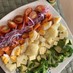 簡単‼虹色コブサラダとブルーチーズソース