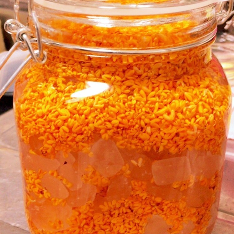 秋のあま い香り キンモクセイのお酒 レシピ 作り方 By かえるのりんりん クックパッド 簡単おいしいみんなのレシピが378万品