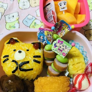 すみっコぐらし ネコ オムライス弁当 レシピ 作り方 By きぬさやーん クックパッド 簡単おいしいみんなのレシピが360万品