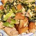 小松菜と厚揚・豚肉の炒めもの
