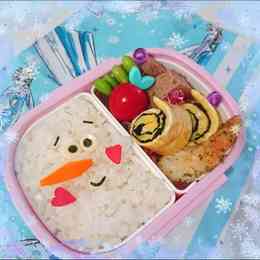 超簡単キャラ弁 アナ雪 顔だけオラフ のつくれぽ クックパッド 簡単おいしいみんなのレシピが349万品