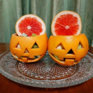 オレンジで簡単 ハロウィンデザート レシピ 作り方 By すぴぬり クックパッド 簡単おいしいみんなのレシピが356万品