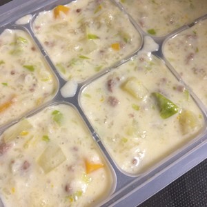 離乳食後期 完了期コーンクリームシチュー レシピ 作り方 By お嫁母ちゃん クックパッド 簡単おいしいみんなのレシピが360万品