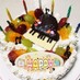 ピアノのデコレーションケーキ♪簡単☆