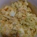 キャベツとゆで卵の和風タルタルサラダ
