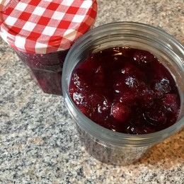 クランベリーパイナップルソースのレシピ