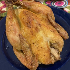 簡単 詰め物なしの丸鶏のローストチキン レシピ 作り方 By Cocookstd クックパッド 簡単おいしいみんなのレシピが360万品