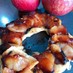 簡単！りんごのパイ生地タルトタタン