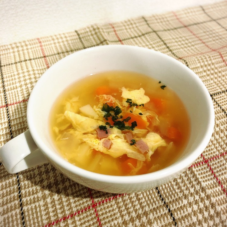 子供が大好き 野菜たっぷり卵スープ レシピ 作り方 By よっしー食堂 クックパッド 簡単おいしいみんなのレシピが375万品