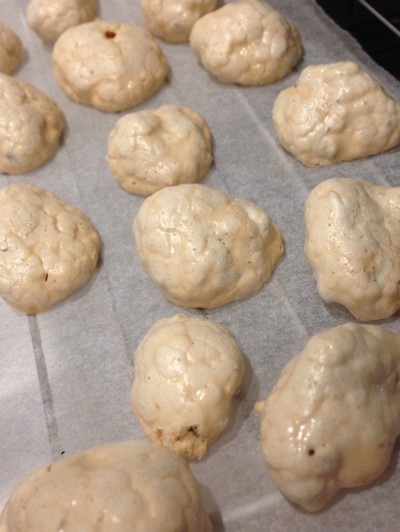 夏桃の焼きメレンゲ添え レシピ