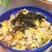 牛肉と青梗菜のピビンバ炒飯