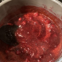 クランベリーパイナップルソースのレシピ