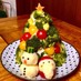 シーチキンポテサラのクリスマスツリー