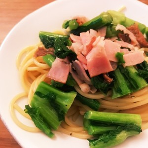 菜の花とアンチョビベーコンのパスタ レシピ 作り方 By ぶーすかおくさま クックパッド 簡単おいしいみんなのレシピが370万品