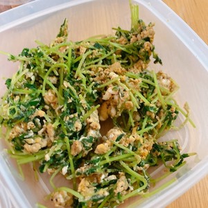 豆苗と卵のにんにく炒め レシピ 作り方 By Shioriのママ クックパッド 簡単おいしいみんなのレシピが356万品