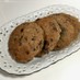 黒豆とオートミールのクッキー