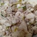 減塩　ひき肉と豆腐の練ごま炒め