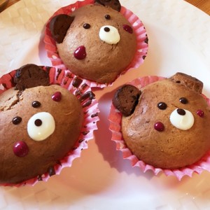 簡単クマさんカップケーキ レシピ 作り方 By はるとまま クックパッド 簡単おいしいみんなのレシピが355万品