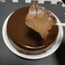 ゼラチンで作るチョコレートムースケーキ
