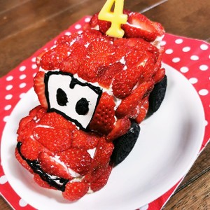 カーズのバースデイケーキ マックイーンのつくれぽ クックパッド 簡単おいしいみんなのレシピが367万品
