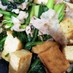 豚小間と小松菜と厚揚げの炒め物