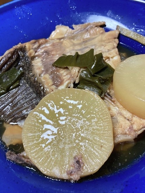大根と天然ヒラメのあら煮 ぶり大根風 レシピ 作り方 By ゆうりんママ８９ クックパッド 簡単おいしいみんなのレシピが378万品