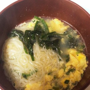 超簡単 夏冬も胃に優しいにゅーめん 素麺 レシピ 作り方 By 玲にゃん クックパッド 簡単おいしいみんなのレシピが352万品