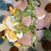 春キャベツと卵のハムサラダ【作り置き】