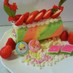ひな祭り♡三色♡フルーツロールケーキ