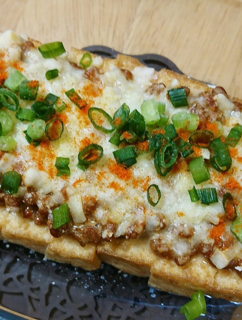 簡単おつまみ 厚揚げの納豆チーズ焼き レシピ 作り方 By ぁーし クックパッド 簡単おいしいみんなのレシピが374万品
