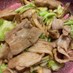 キャベツ・舞茸・豚バラ肉のオイスター炒め